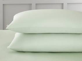 Bianca Fine Linens 400TC Cotton Sateen Green Pillowcases3