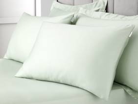 Bianca Fine Linens 400TC Cotton Sateen Green Pillowcases5