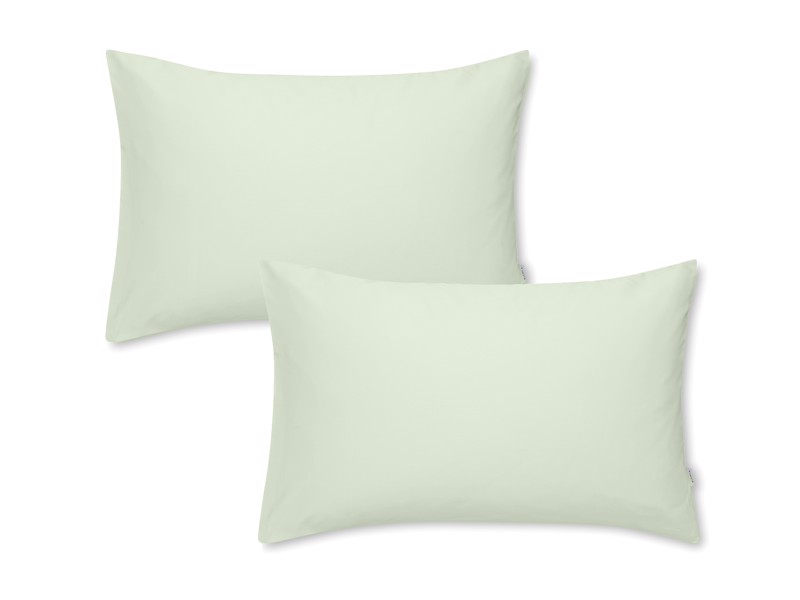 Bianca Fine Linens Cotton Sateen Green Pillowcases4