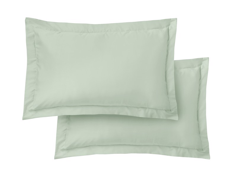 Bianca Fine Linens Cotton Sateen Green Pillowcases4