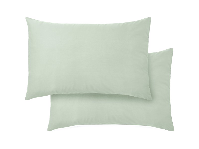 Bianca Fine Linens Cotton Sateen Green Pillowcases8