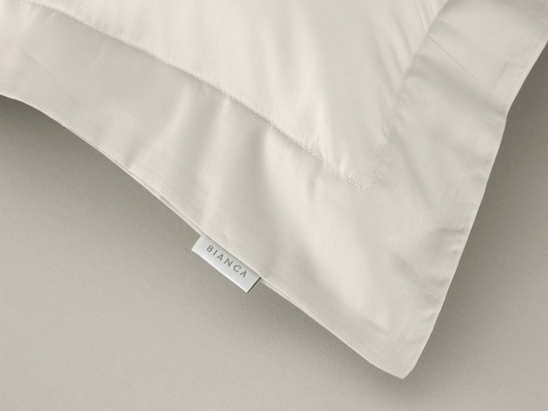 Bianca Fine Linens Cotton Sateen Oyster Pillowcases6