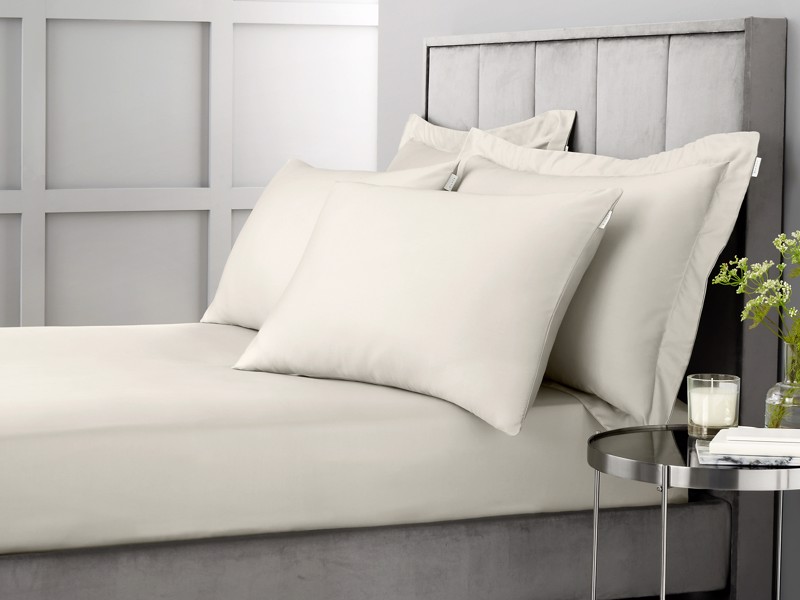 Bianca Fine Linens Cotton Sateen Oyster Pillowcases1