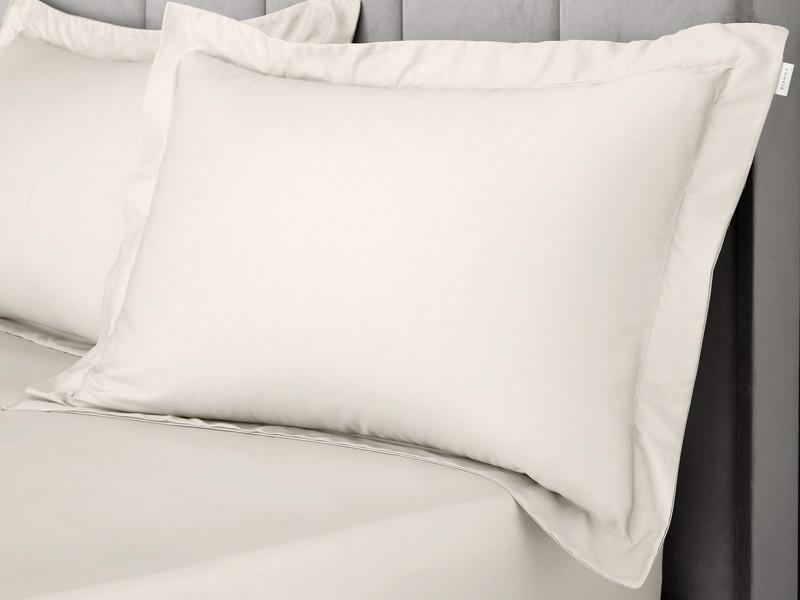 Bianca Fine Linens Cotton Sateen Oyster Pillowcases3