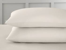 Bianca Fine Linens Cotton Sateen Oyster Pillowcases6