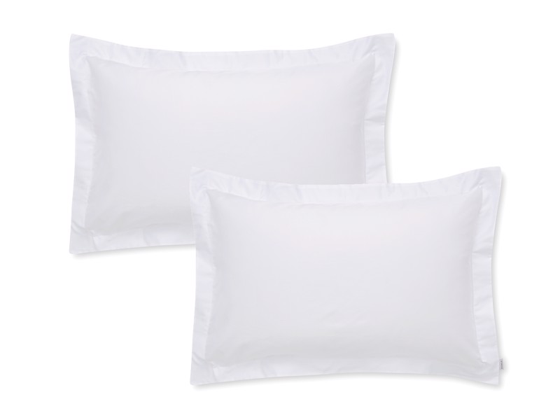 Bianca Fine Linens Cotton Sateen White Pillowcases5