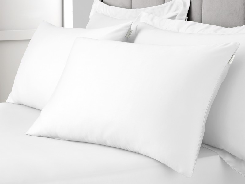 Bianca Fine Linens Cotton Sateen White Pair of Oxford Pillowcases7