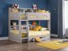 Land Of Beds Kingsbury Grey Oak Wooden Bunk Bed1