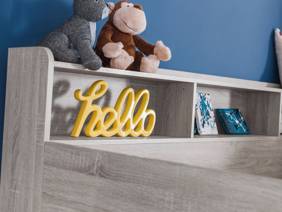 Land Of Beds Kingsbury Grey Oak Wooden Bunk Bed4