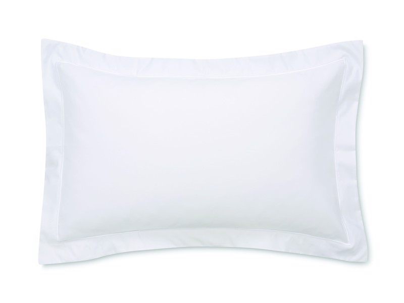 Bianca Fine Linens Luxury Cotton Sateen White Pair of Oxford Pillowcases4