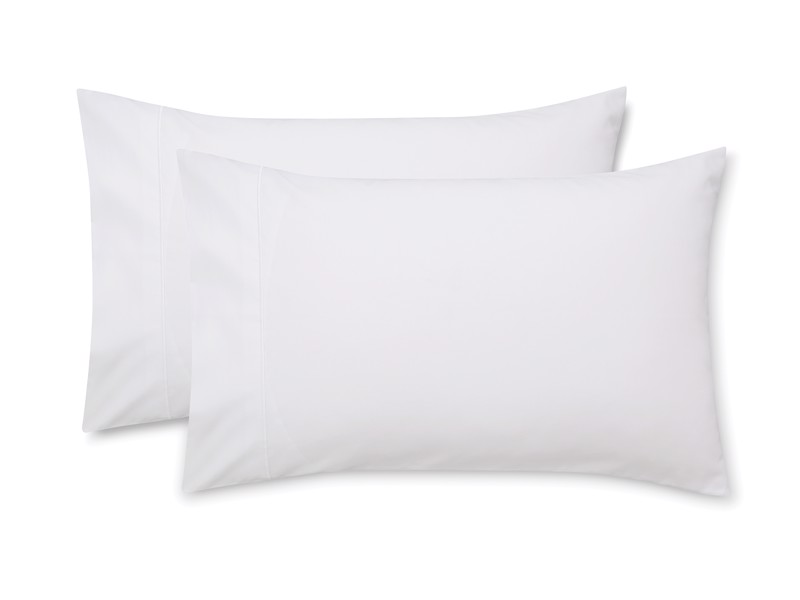 Bianca Fine Linens Luxury Cotton Sateen White Pillowcases6