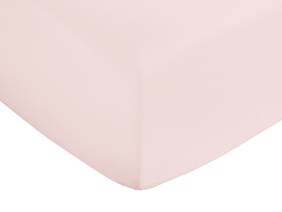 Bianca Fine Linens Cotton Sateen Blush Fitted Bed Sheet1