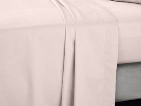 Bianca Fine Linens Cotton Sateen Blush Flat Bed Sheet5