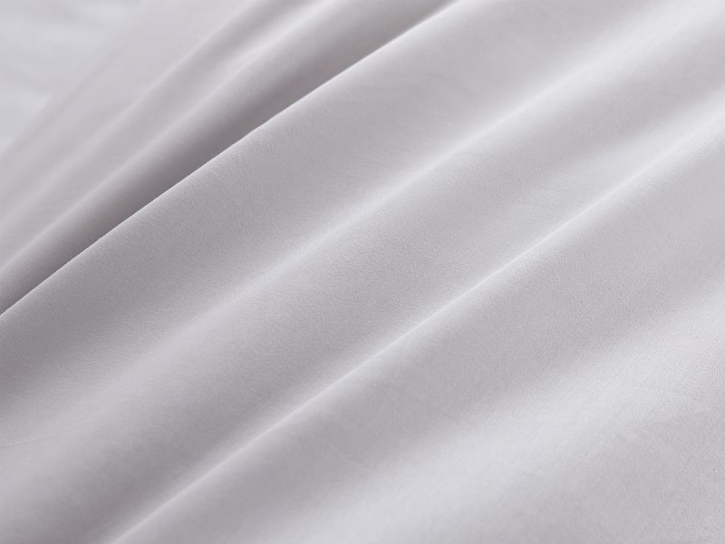 Bianca Fine Linens Cotton Sateen Dove Grey Flat Bed Sheet5