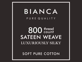 Bianca Fine Linens Luxury Cotton Sateen White Fitted Bed Sheet4