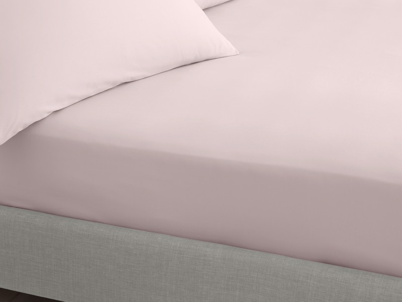 Bianca Fine Linens Cotton Blush Fitted Sheet3