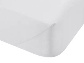 Bianca Fine Linens Cotton White Fitted King Size Bed Sheet1