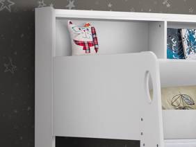 Land Of Beds Kingsbury White Wooden Bunk Bed3