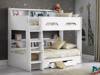 Land Of Beds Kingsbury White Wooden Bunk Bed1