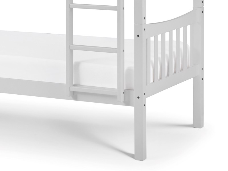 Land Of Beds Marigold Light Grey Wooden Bunk Bed3