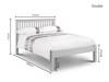 Land Of Beds Leyton Grey Low Footend Wooden Bed Frame4