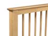 Land Of Beds Crosby Oak Wooden King Size Bed Frame2