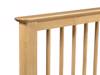 Land Of Beds Crosby Oak Wooden Double Bed Frame2