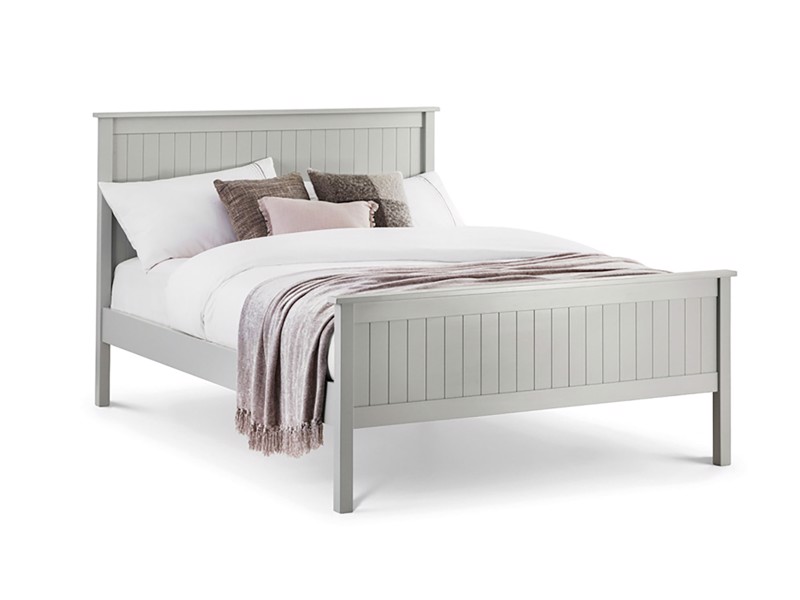 Land Of Beds Bellatrix Dove Grey Wooden Double Bed Frame2