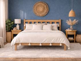 Land Of Beds Daisy Pine Wooden Single Bed Frame2