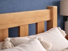 Land Of Beds Daisy Pine Wooden Single Bed Frame3
