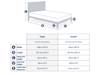 Land Of Beds Daisy Pine Wooden Bed Frame3