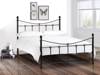 Land Of Beds Sloane Black Metal King Size Bed Frame1