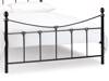 Land Of Beds Sloane Black Metal King Size Bed Frame2