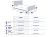 Land Of Beds Sloane Black Metal King Size Bed Frame5