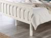 Land Of Beds Harper White Wooden Double Bed Frame3