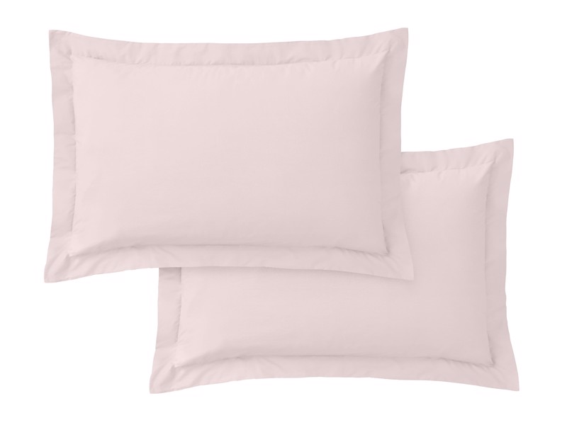 Bianca Fine Linens Cotton Blush Pair of Oxford Pillowcases4