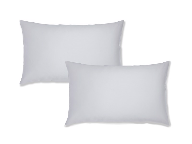 Bianca Fine Linens Cotton Grey Pair of Standard Pillowcases2