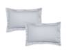 Bianca Fine Linens Cotton Grey Pair of Standard Pillowcases3