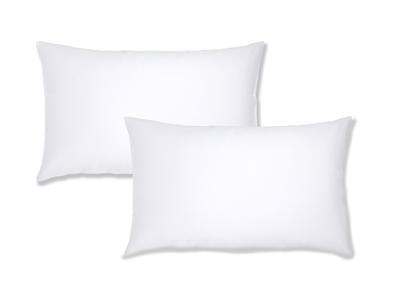 Bianca Fine Linens Cotton White Pair of Standard Pillowcases2