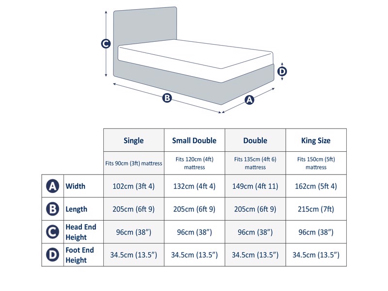 Land Of Beds Lola Beige Fabric Ottoman Bed6