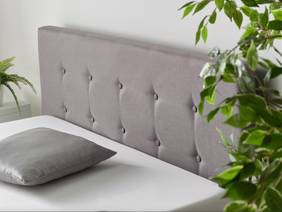 Land Of Beds Lola Grey Fabric King Size Ottoman Bed4
