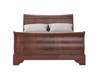 Land Of Beds Rayleigh Cherrywood Finish Wooden Double Bed Frame3