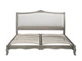 Land Of Beds Ashridge Cream Low Footend Wooden King Size Bed Frame4