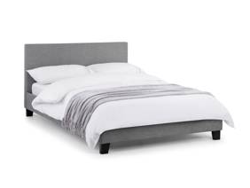 Land Of Beds Bloom Grey Fabric Bed Frame5