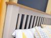 Land Of Beds Finchley Grey Wooden Double Bed Frame3
