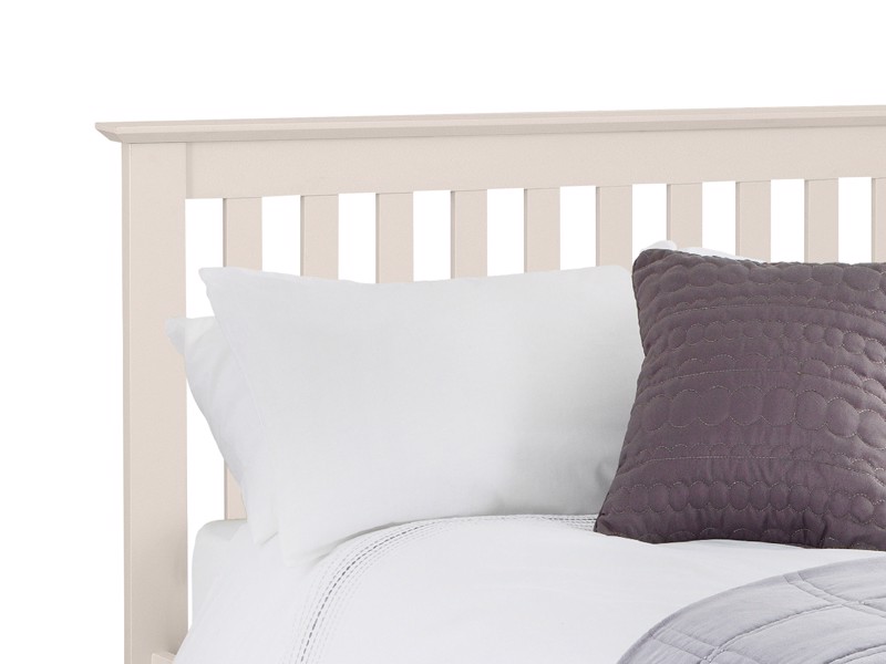 Land Of Beds Kilburn Ivory Wooden Single Bed Frame2