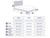 Land Of Beds Kilburn Ivory Wooden Single Bed Frame3