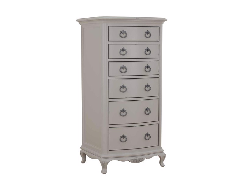 Land Of Beds Claremont 6 Drawer Narrow Chest of Drawers1