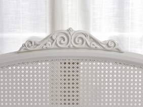 Land Of Beds Claremont Rattan Grey Wooden Bed Frame2