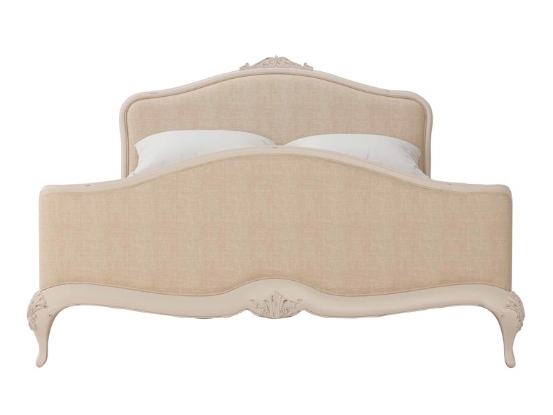Land Of Beds Avebury Beige Fabric Bed Frame2